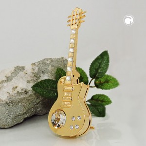 Elektrische Gitarre mit Glas-Steinen
