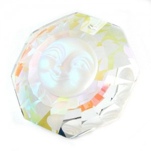 Fensterschmuck Gesicht AB matt