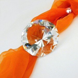 Glasstein Form Diamant kristall klar