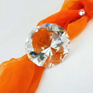 Glasstein Form Diamant kristall klar