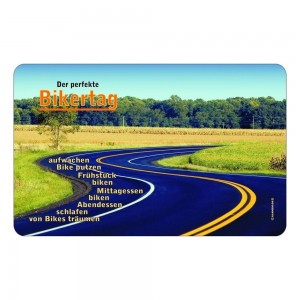 Frühstücksbrettchen Brett Brotzeit - Der perfekte Bikertag