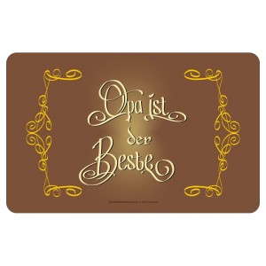 Frühstücksbrettchen Brotzeitbrettchen - Opa ist der Beste