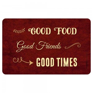 Frühstücksbrettchen Brotzeitbrettchen - Good times