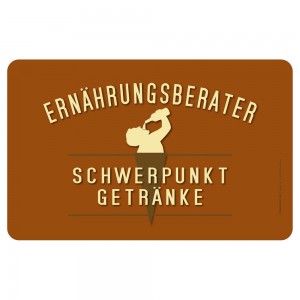 Frühstücksbrettchen Brotzeitbrettchen - Berater Getränke