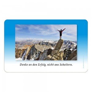 Frühstücksbrettchen Brett Denke nicht ans Scheitern