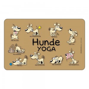 Frühstücksbrettchen Brett - Hundeyoga