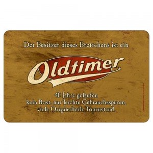 Frühstücksbrettchen Brotzeitbrettchen - Oldtimer 40 kein Rost