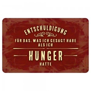 Frühstücksbrettchen Brotzeitbrettchen - Hunger