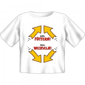 Kids Fun T-Shirt Bitte füttern!