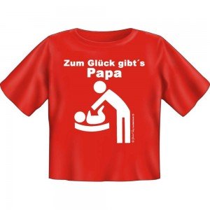 Kids Fun T-Shirt Zum Glück gibts Papa