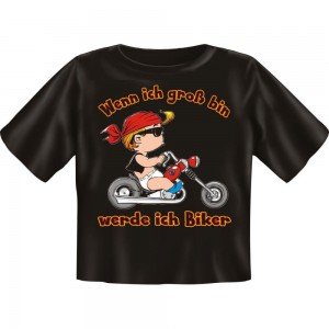 Kids Fun T-Shirt Ich werde Biker