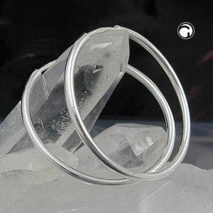 Creolen Ohrringe 25mm 925 Sterlingsilber