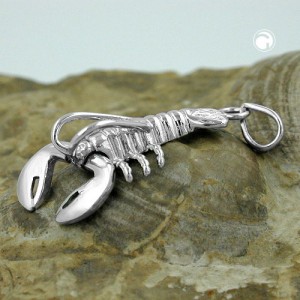 Anhänger Krebs rhodiniert 925 Sterlingsilber