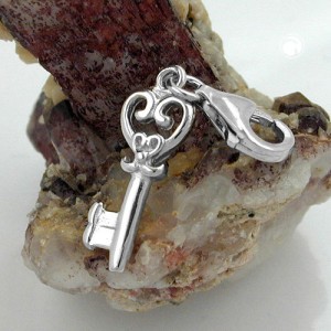Anhänger Charm Schlüssel 925 Sterlingsilber