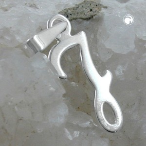 Anhänger Buchstabe J 925 Sterlingsilber