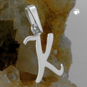 Anhänger Buchstabe K 925 Sterlingsilber