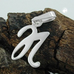 Anhänger Buchstabe N 925 Sterlingsilber