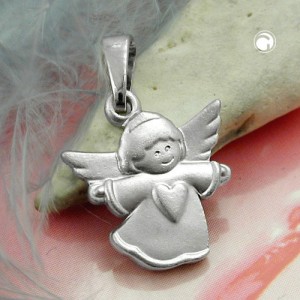 Anhänger fliegender Engel 925 Sterlingsilber
