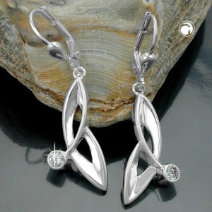 Ohrring Zirkonia 925 Sterlingsilber