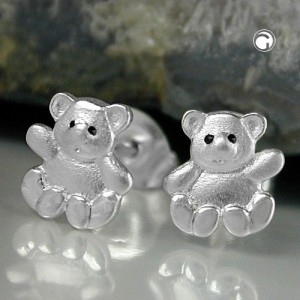Ohrstecker Bärchen 925 Sterlingsilber