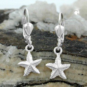 Ohrring mit Seestern 925 Sterlingsilber