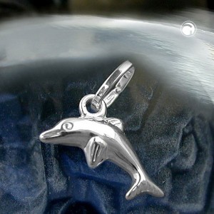 Anhänger Delfin-mini 925 Sterlingsilber
