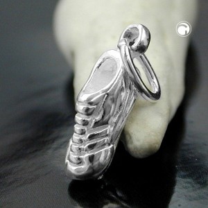 Anhänger Fußballschuh 925 Sterlingsilber