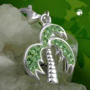 Anhänger Charm Palme 925 Sterlingsilber