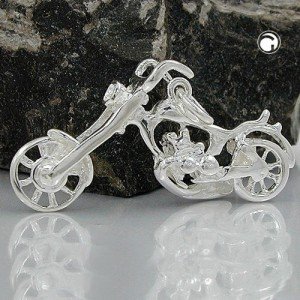Anhänger Schopper Motorrad 925 Sterlingsilber