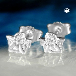 Ohrstecker kleiner Engel 925 Sterlingsilber