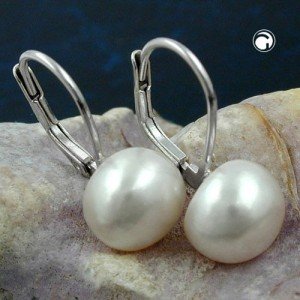 Ohrring 9mm Zuchtperle 925 Sterlingsilber