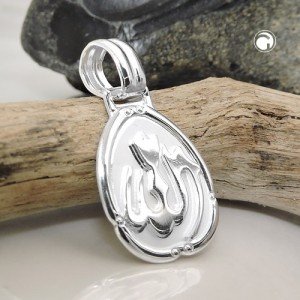 Anhänger Allah ovale Platte 925 Sterlingsilber