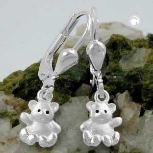 Ohrring kleiner Bär 925 Sterlingsilber