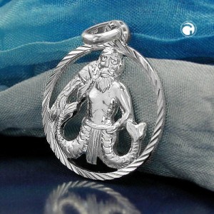 Anhänger Sternzeichen Wassermann 925 Sterlingsilber