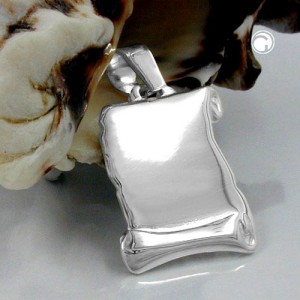 Anhänger Dokumentenrolle 925 Sterlingsilber