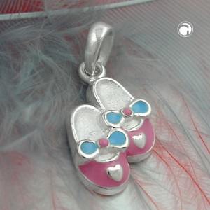 Anhänger 1 Paar Schuhe 925 Sterlingsilber