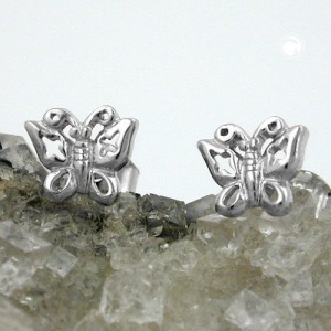 Ohrstecker Schmetterling 925 Sterlingsilber