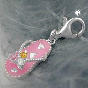 Anhänger Charm Sandale 925 Sterlingsilber