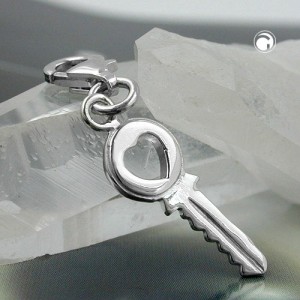 Anhänger Charm Schlüssel 925 Sterlingsilber