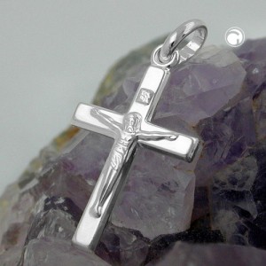 Anhänger Kreuz mit Jesus 925 Sterlingsilber