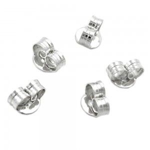 40 Ohrstecker Verschluss Ohrmutter Butterflystecker für Ohrstecker 925 Sterlingsilber