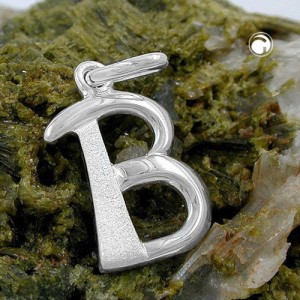 Anhänger Buchstabe B 925 Sterlingsilber