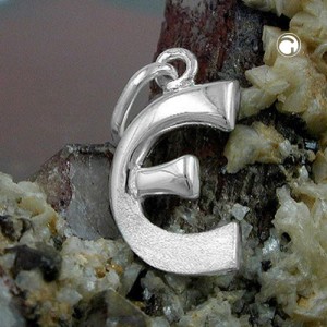 Anhänger Buchstabe E 925 Sterlingsilber