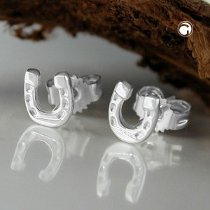 Ohrstecker Hufeisen 925 Sterlingsilber