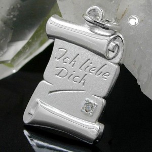 Anhänger Ich liebe Dich 925 Sterlingsilber