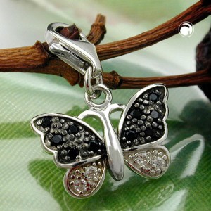 Anhänger Charm Schmetterling 925 Sterlingsilber