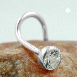 Nasenstecker Zirkonia 925 Sterlingsilber