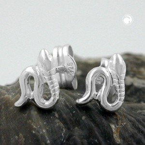 Ohrstecker Schlange-mini 925 Sterlingsilber