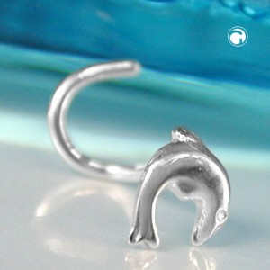 Nasenstecker kleiner Delfin 925 Sterlingsilber