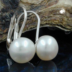 Ohrring 7mm Zuchtperle 925 Sterlingsilber
